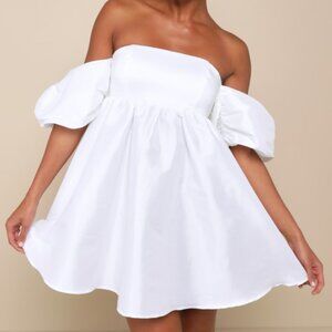 Lulus White Mini Dress - Size S
